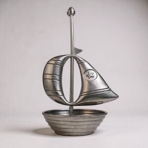 Sail Boat Pewter Paperweight